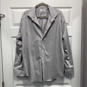 Calvin Klein Gray Dress Shirt